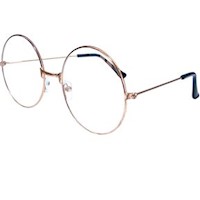 Montura De Lentes Redondo Tipo Harry Potter - Marron